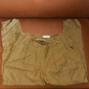 Chloe Tan Linen pants